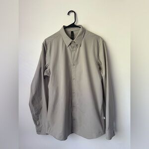 lululemon athletica Gray Dress Shirt